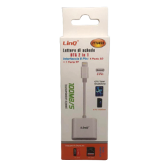 Lecteur de cartes Micro-SD/TF 2 en 1 Lightnin | Smarty Paris